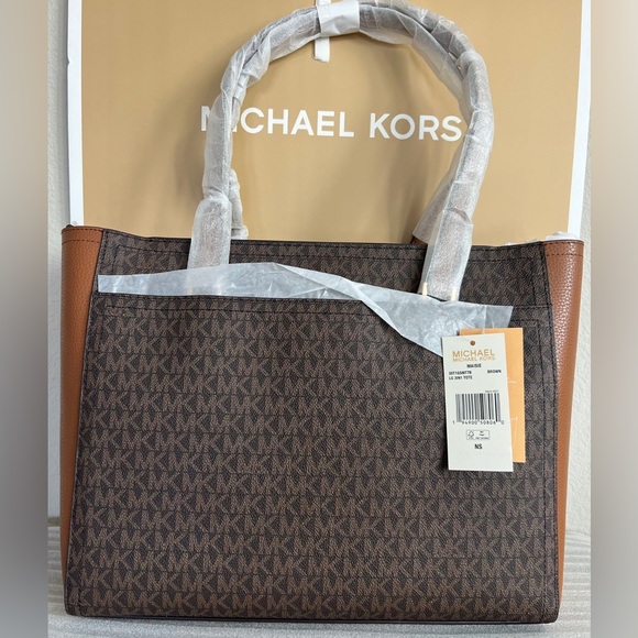 NWT Michael Kors MK Maisie 3 in 1 Leather Large Tote - Picture 4 of 12